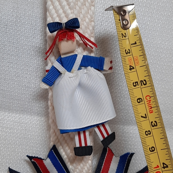 Ribbon Sculptured/Grosgrain Hair Bows☆Set of 3 - Picture 3 of 6